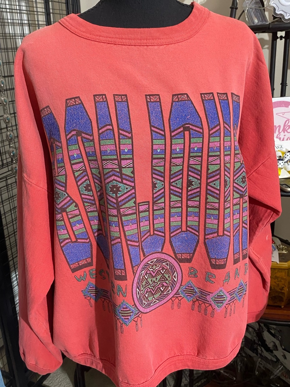 Bonjour Vintage 90s sweatshirt Oversized L/XL